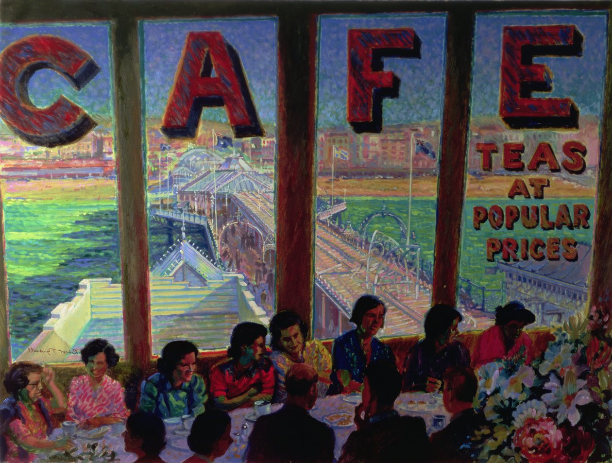 Té en el muelle de Robert Tyndall