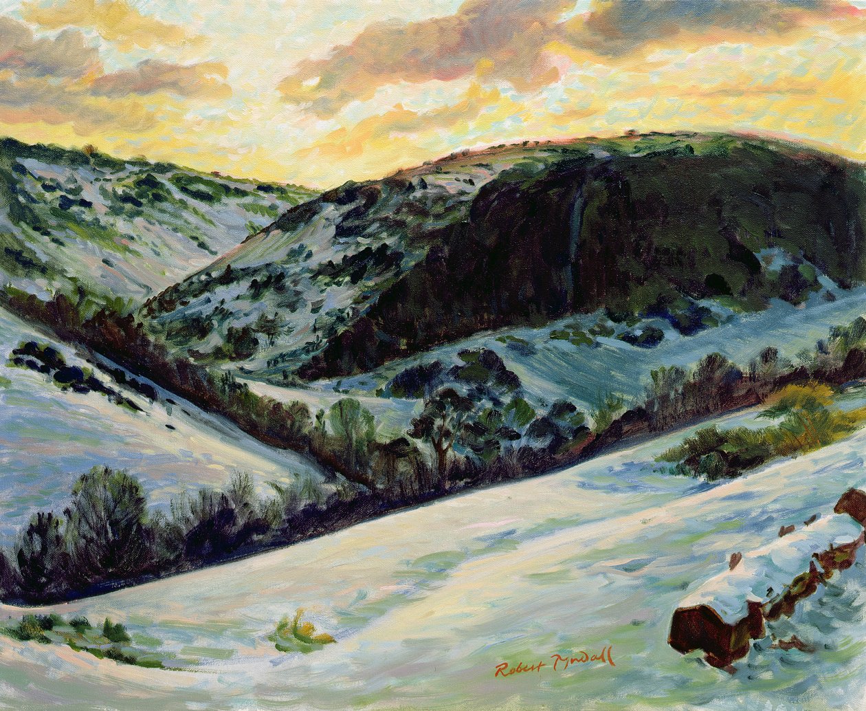 El Dique del Diablo en Invierno de Robert Tyndall