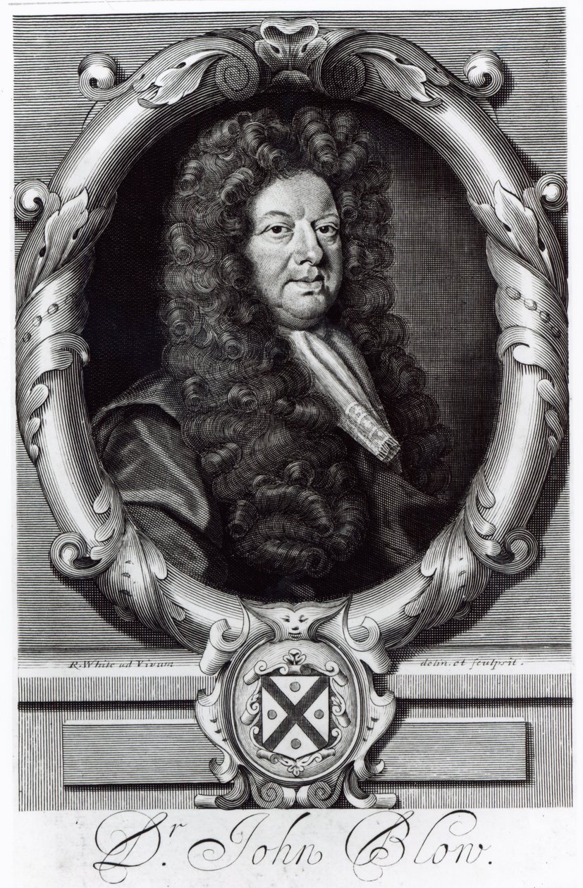 Retrato de John Blow (1649-1708) de Robert White