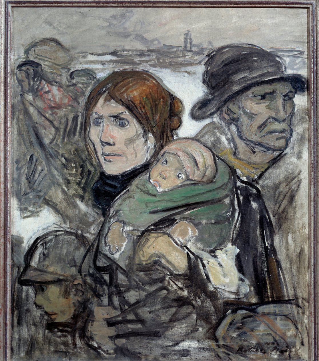 El éxodo. Familia de inmigrantes en los caminos de Robert  Noir