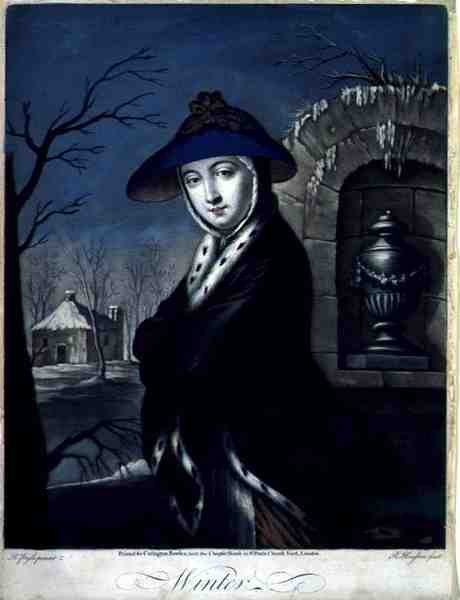 Invierno, publicado por Carington Bowles de Robert (after) Pyle