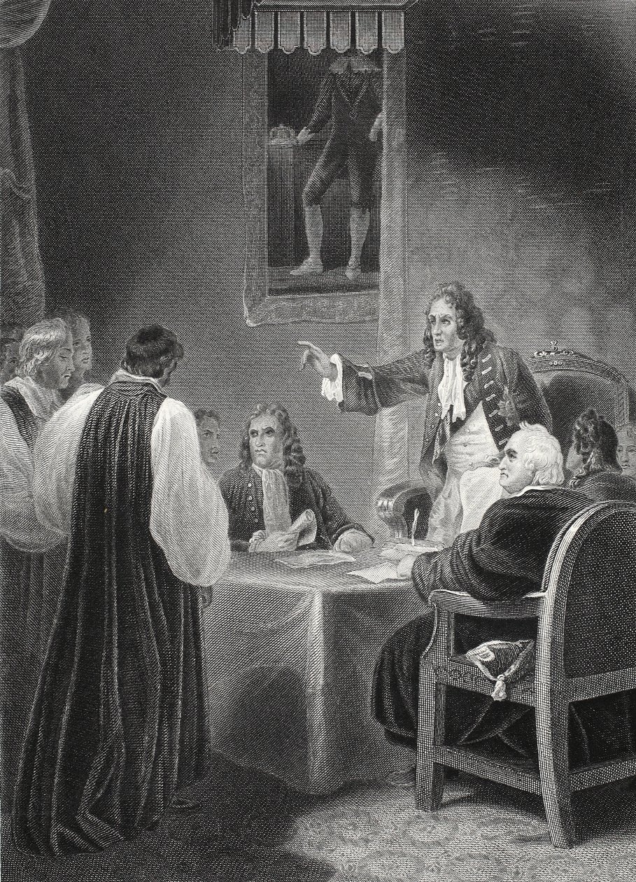 Los obispos ante el Consejo Privado de Robert (after) Smirke
