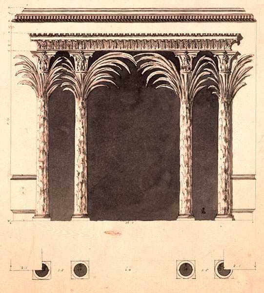 Diseño para un Alcovado de Robert Adam