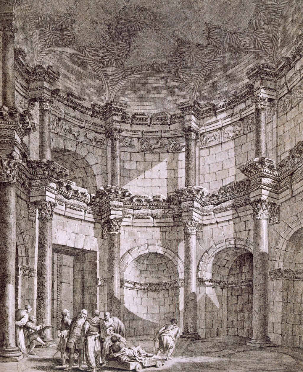 El Templo de Júpiter, pub. 1764 de Robert Adam