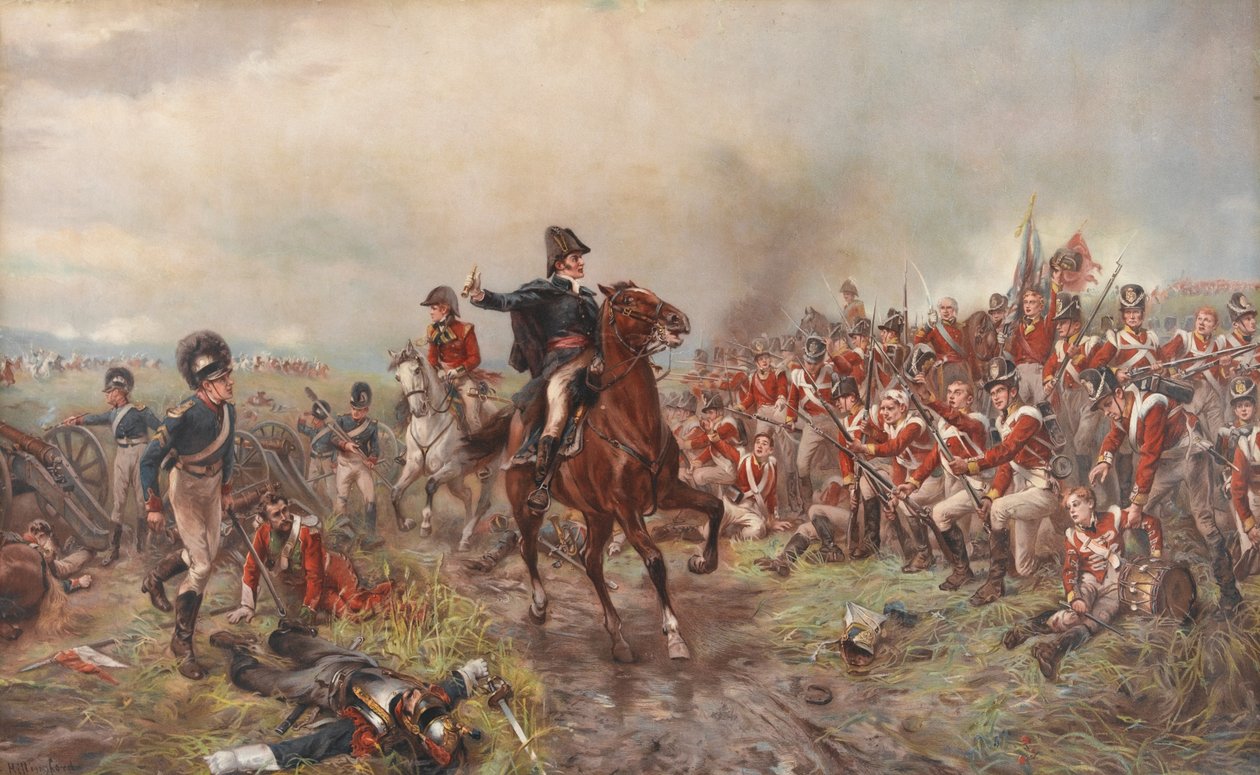 Wellington en Waterloo de Robert Alexander Hillingford
