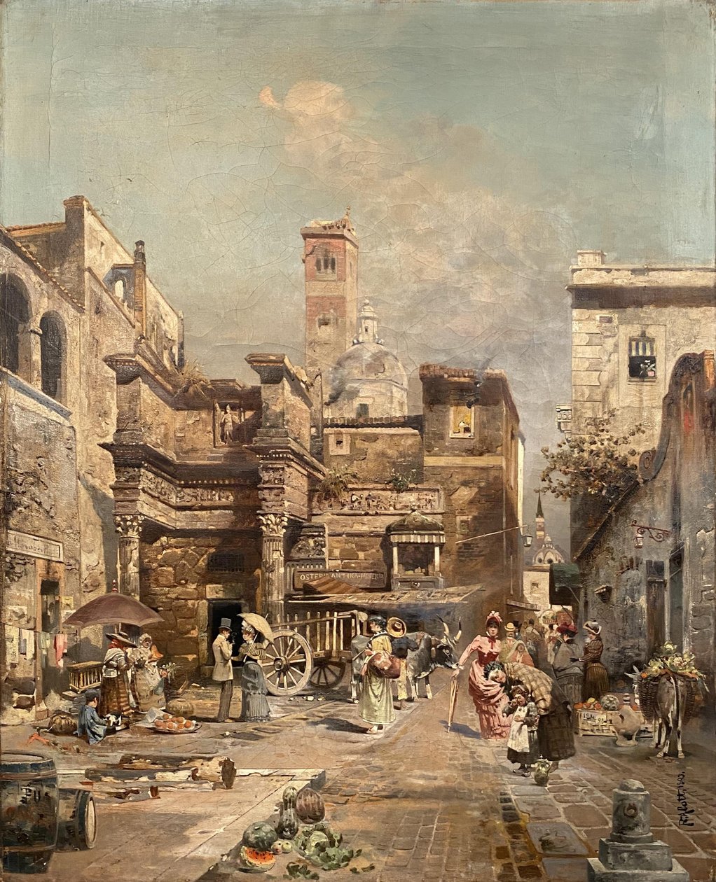 Una escena callejera romana de Robert Alott