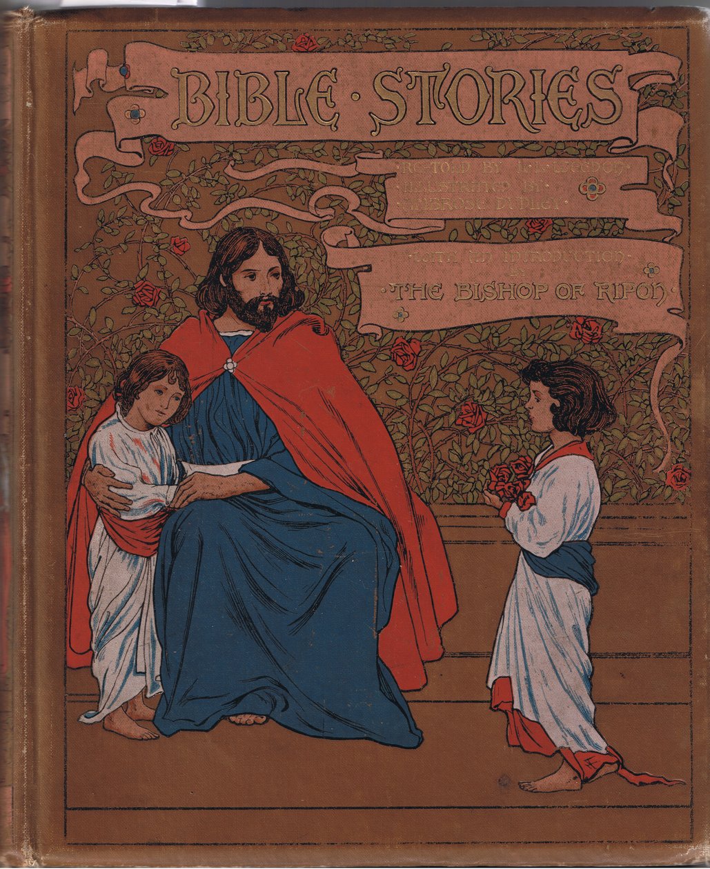 Ilustración de "Bible Stories" de Ernest Nister, c.1910 (litografía en color) de Robert Ambrose Dudley