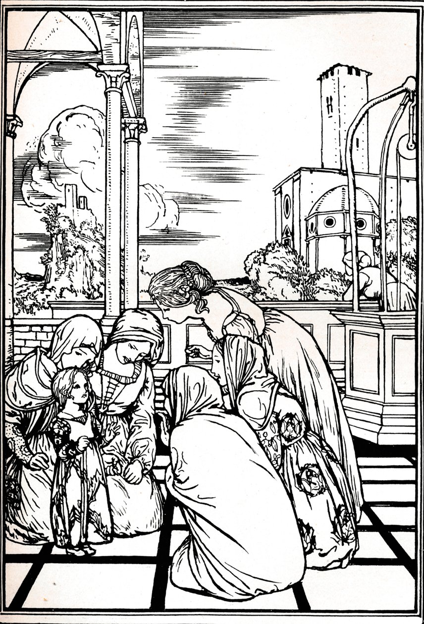 Una ilustración de La Tempestad, 1901-1902 de Robert Anning Bell