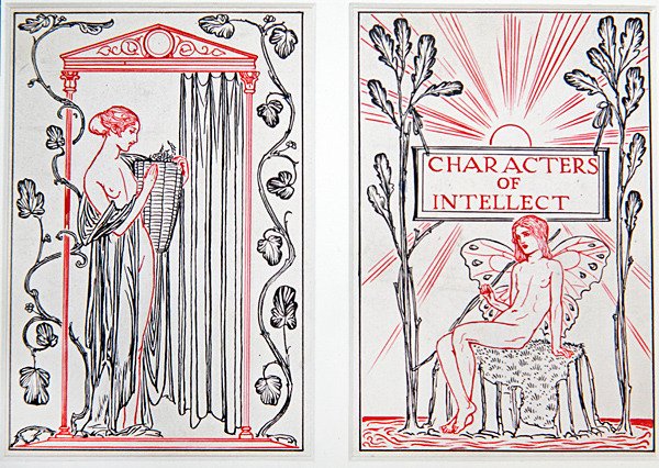 Personajes de Intelecto, de Heroínas de Shakespeare por Anna Murphy Jameson de Robert Anning Bell
