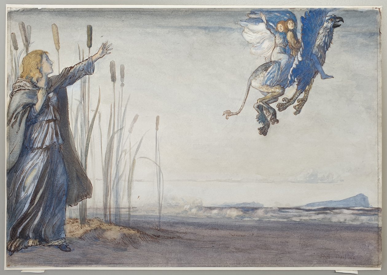 El lirio y el león de Robert Anning Bell