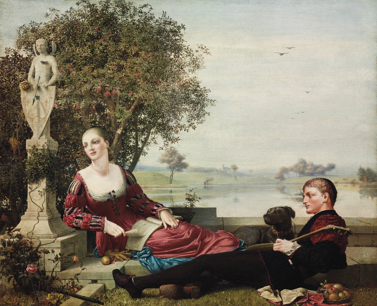 Heloísa y Abelardo de Robert Bateman