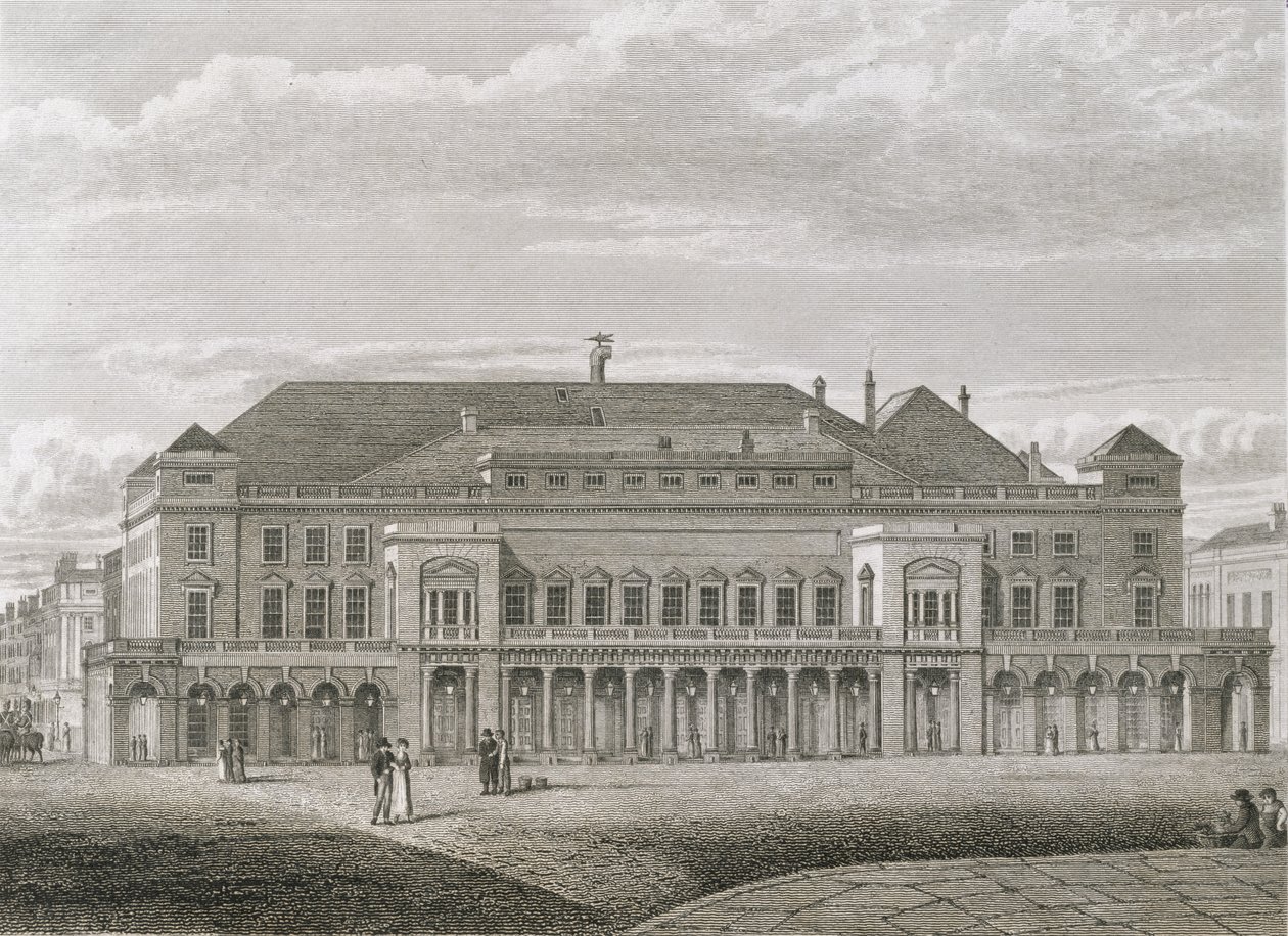 El Teatro del Rey, Haymarket, grabado por Bartholomew Howlett, pub. por Robert Wilkinson, 1820 de Robert Blemell Schnebbelie
