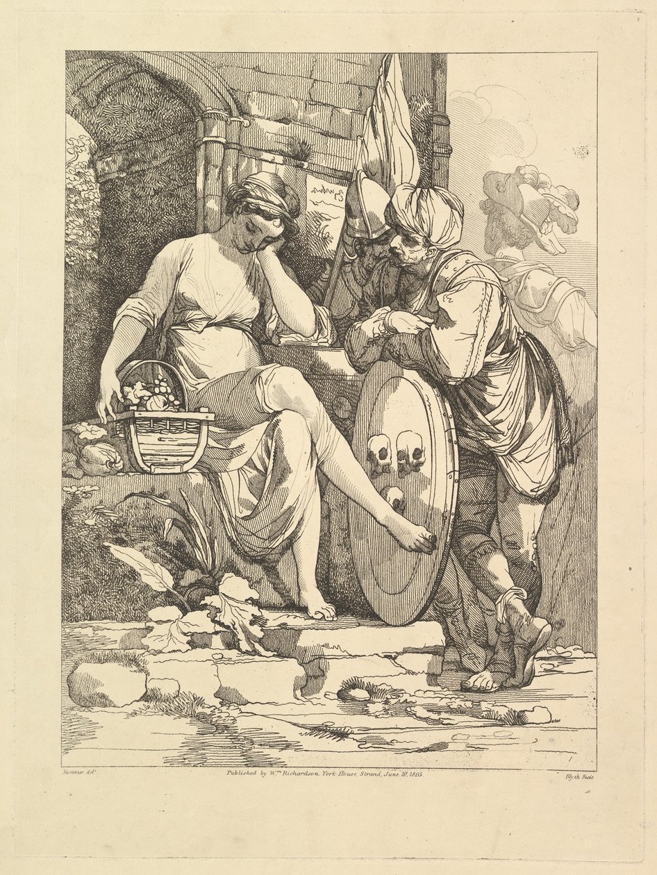 Bandidos en el mercado, 10 de junio de 1805 de Robert Blyth