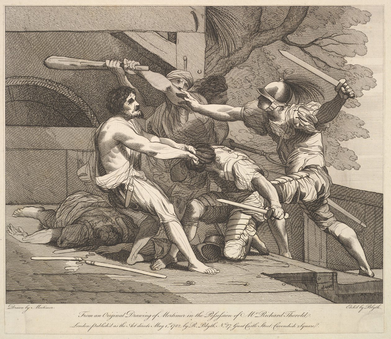 Asalto a un bastión de bandidos, 1 de mayo de 1782 de Robert Blyth