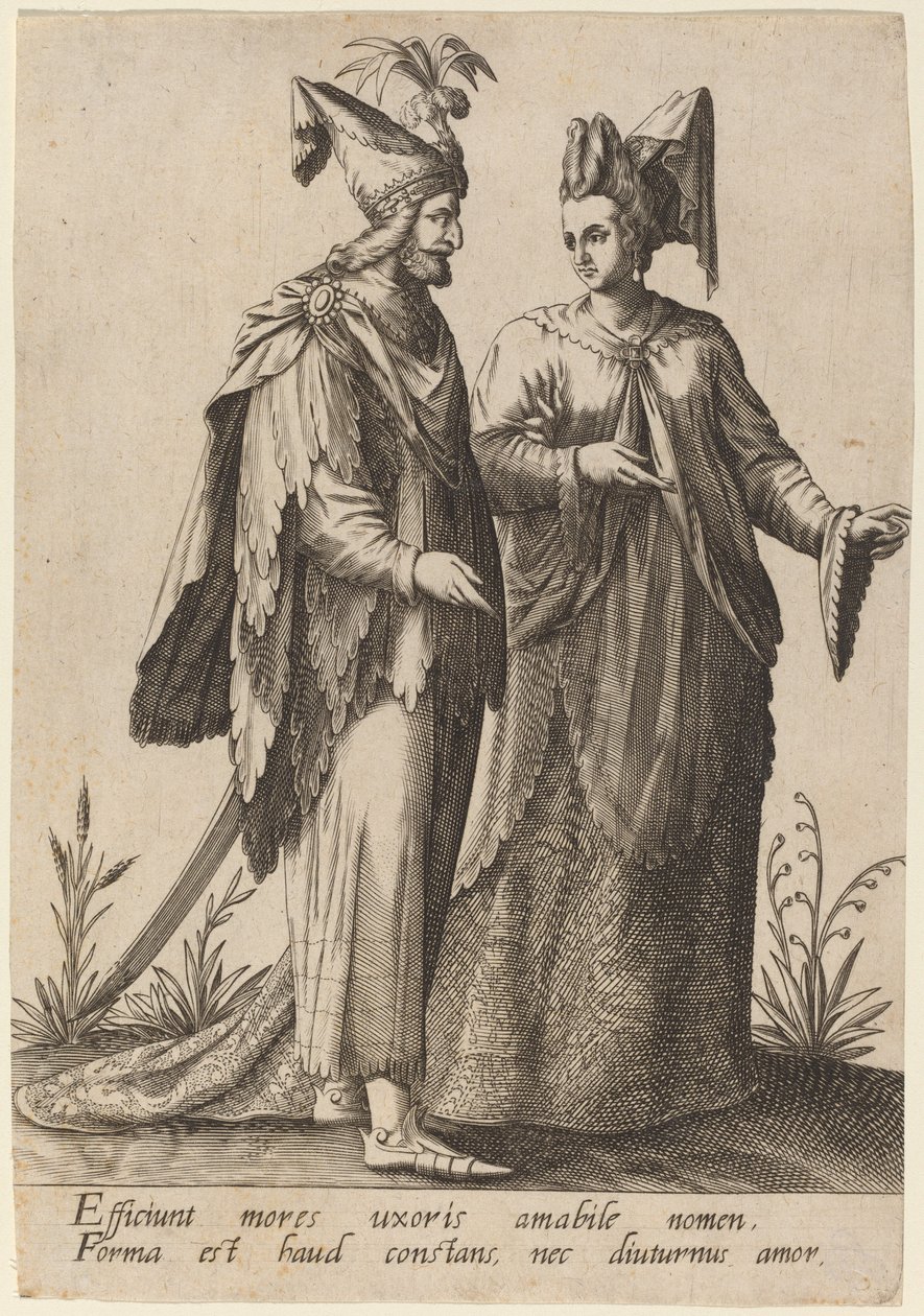 Efficiunt mores uxoris..., 1597 de Robert Boissard