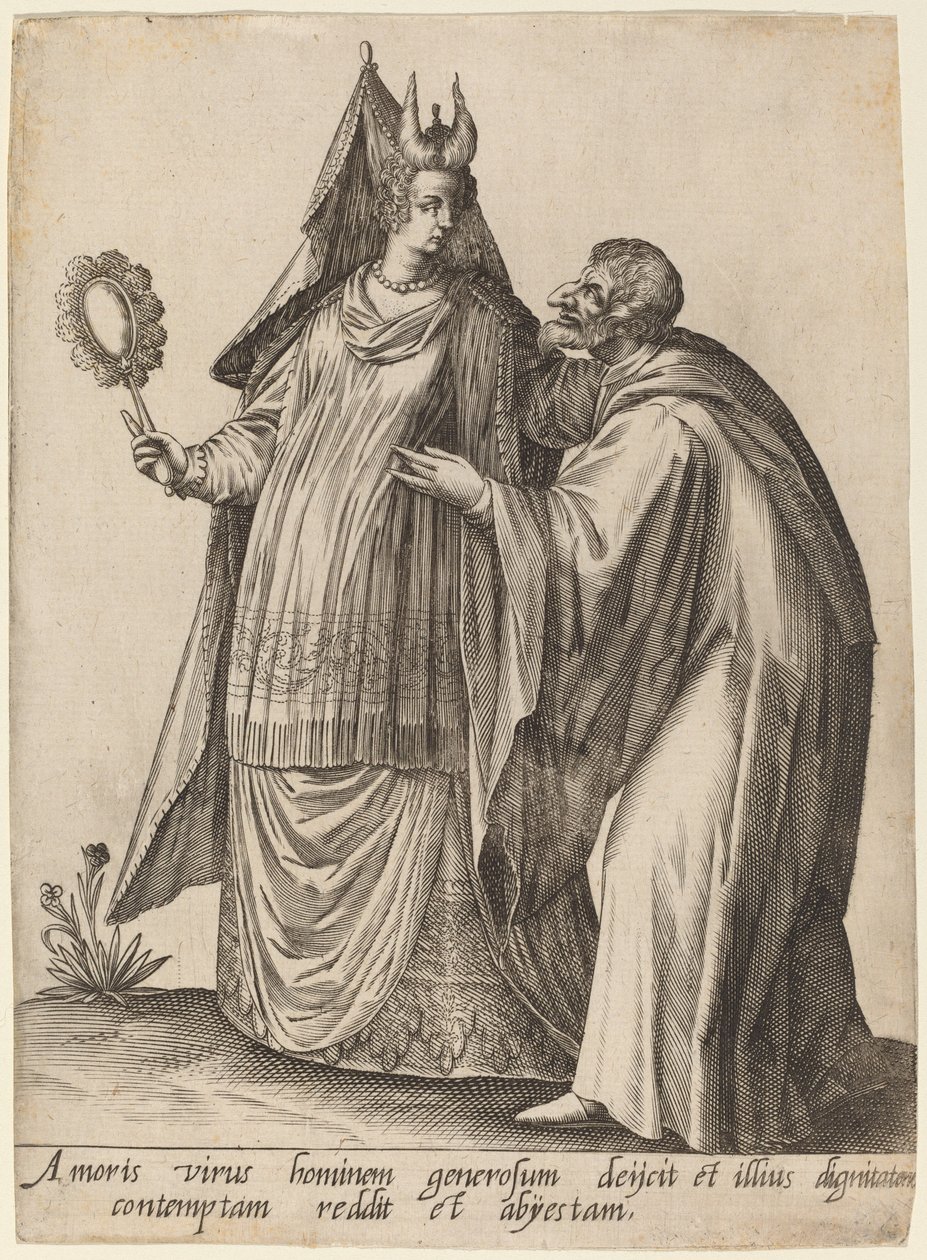 Amoris virus hominem... de Robert Boissard after Jean Jacques Boissard