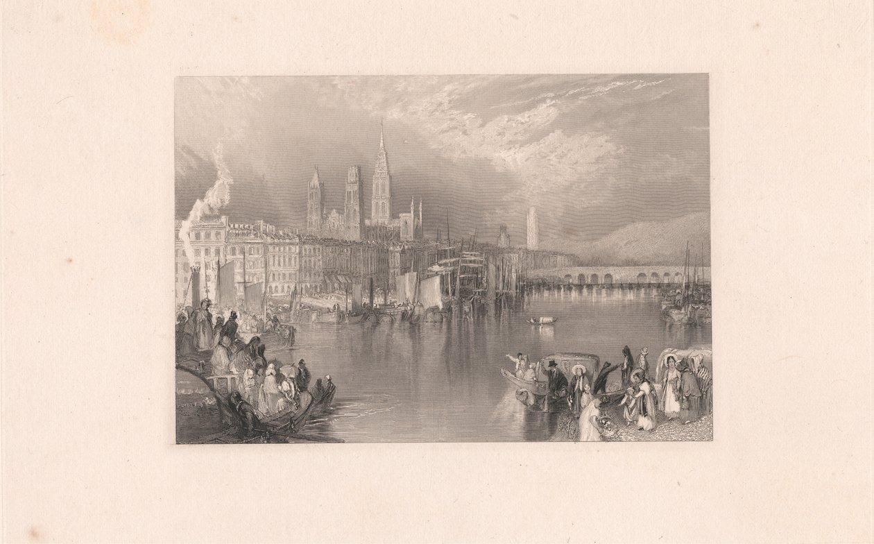 Rouen, remontando el río de Robert Brandard