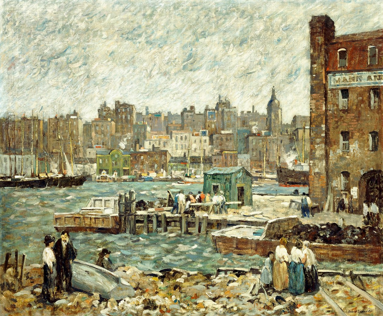 En el muelle de Robert C. Spencer