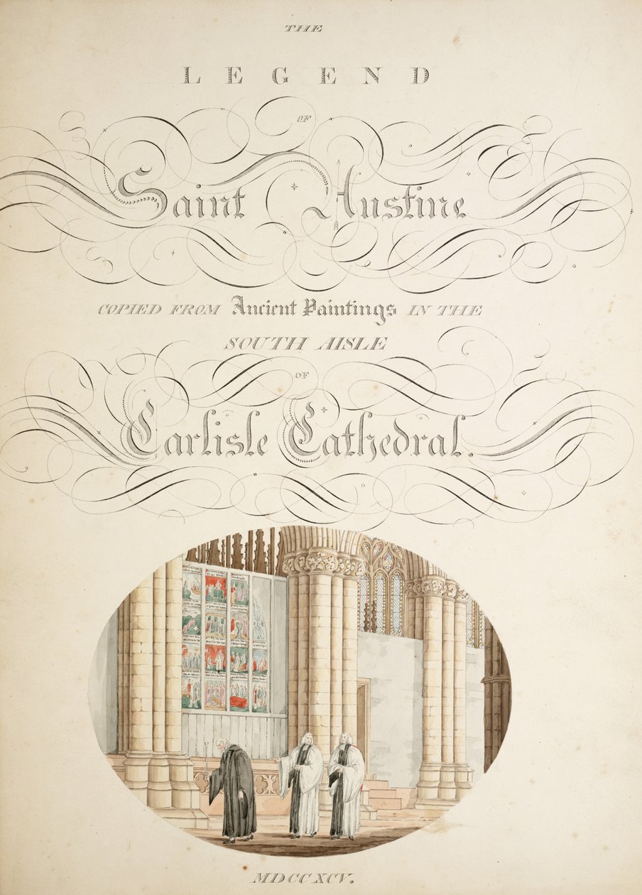 Las antigüedades de la Catedral de Santa María, Carlisle, dibujadas por Robert Carlile, 1795 de Robert Carlile