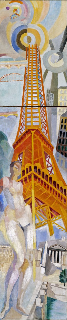 La Ville de Paris, la Femme et la Tour Eiffel, 1925 de Robert Delaunay