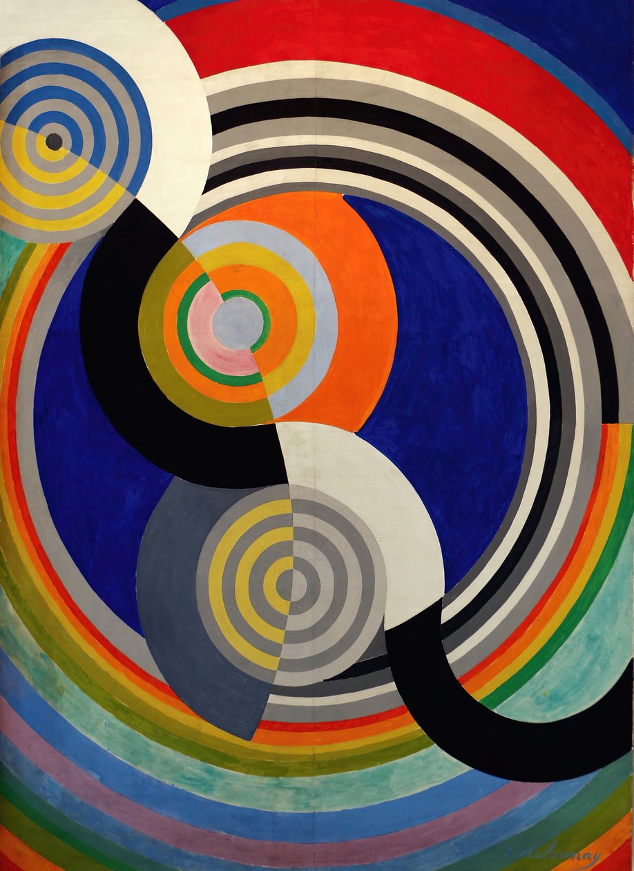Rythme n°2, decoración para el salón de las Tullerías, 1938 de Robert Delaunay