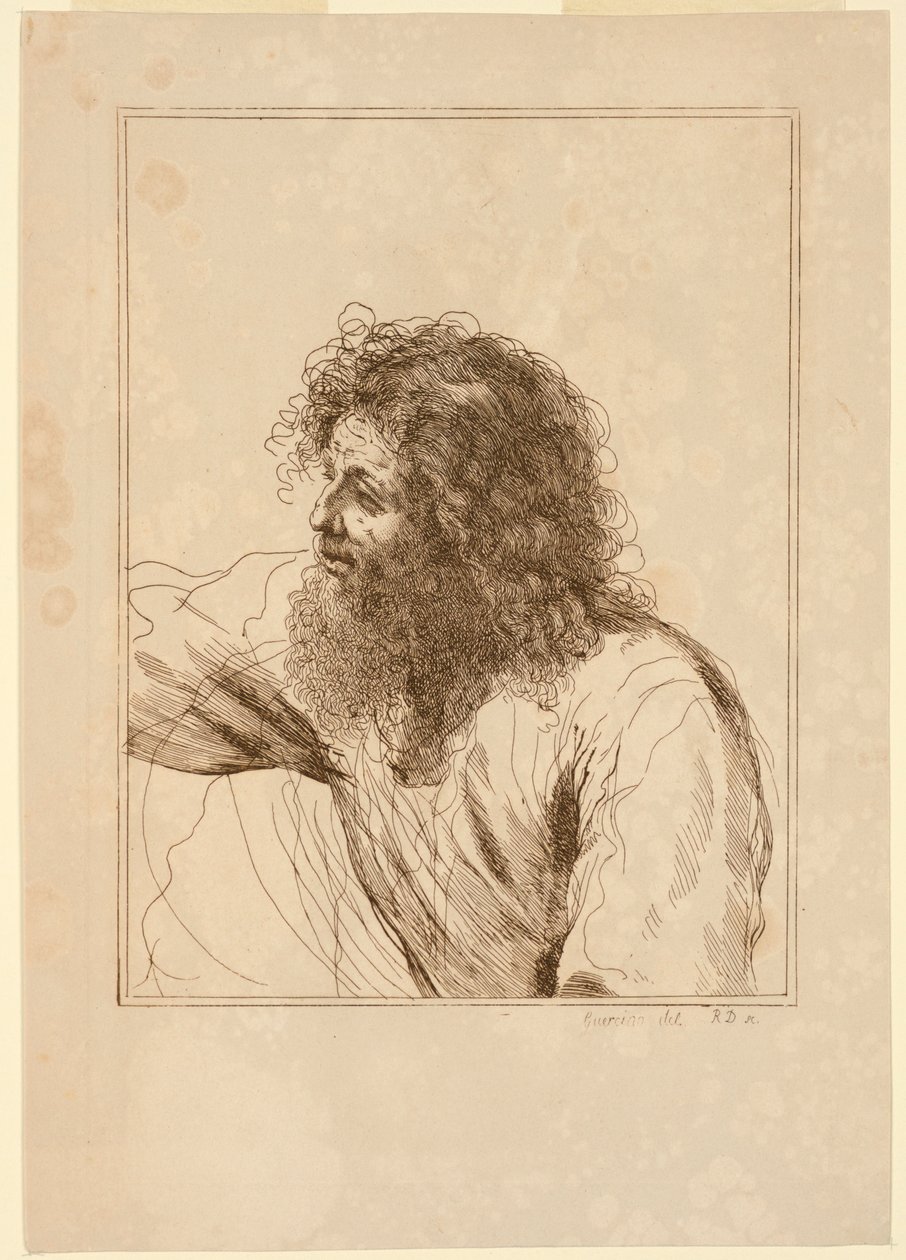 Cabeza de un anciano de Robert Dighton
