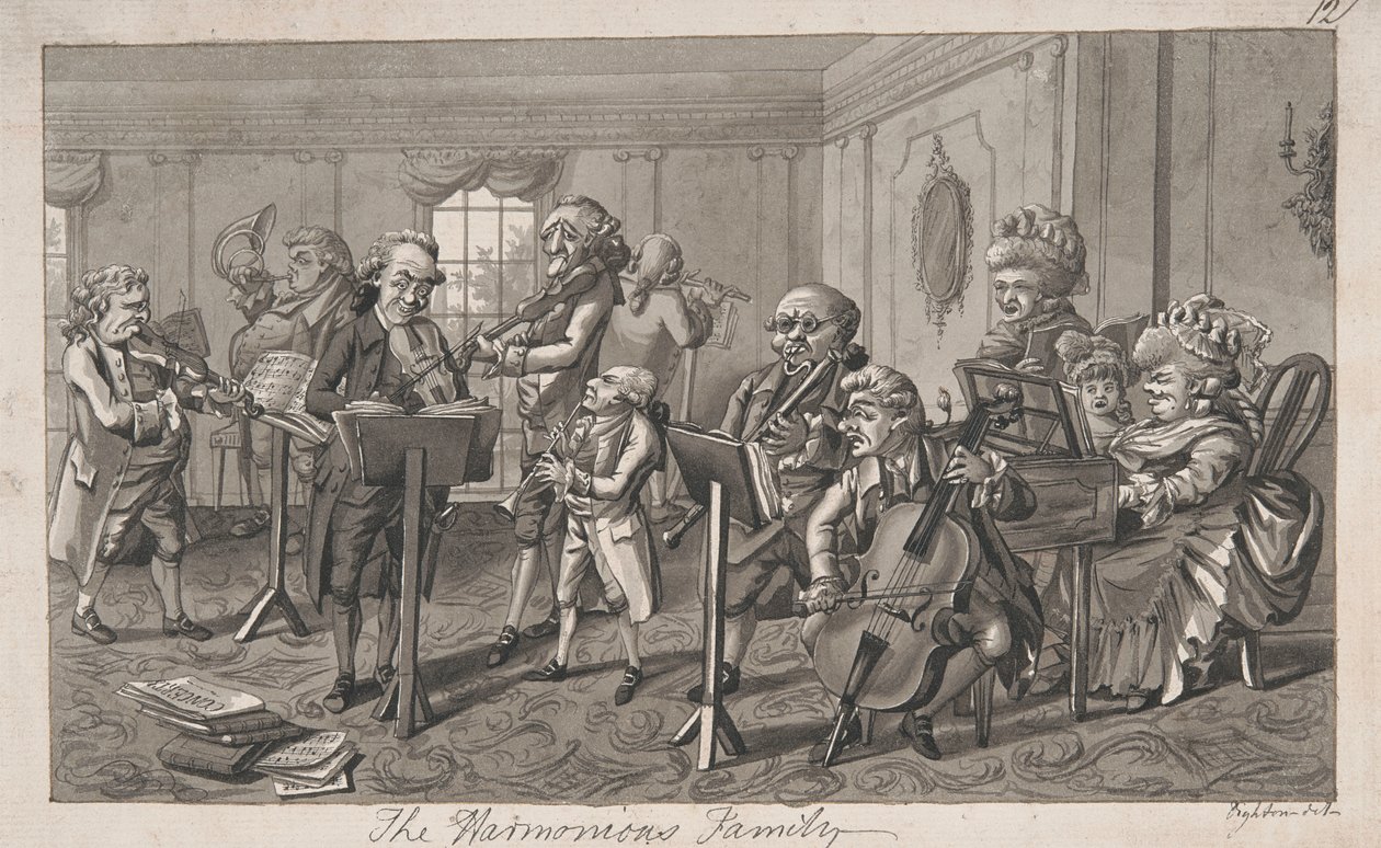 La familia armoniosa de Robert Dighton