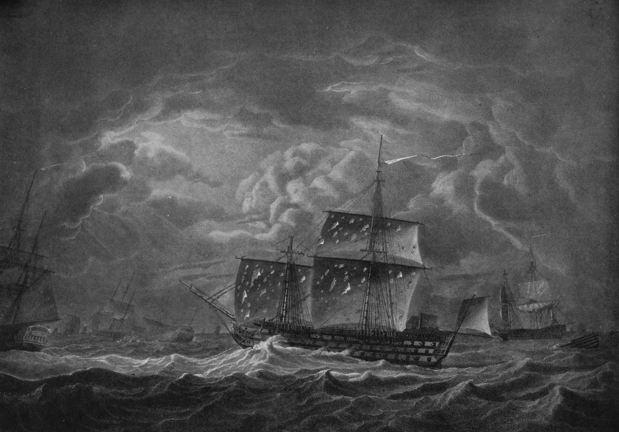 Después de la Batalla de Trafalgar, c1806 de Robert Dodd