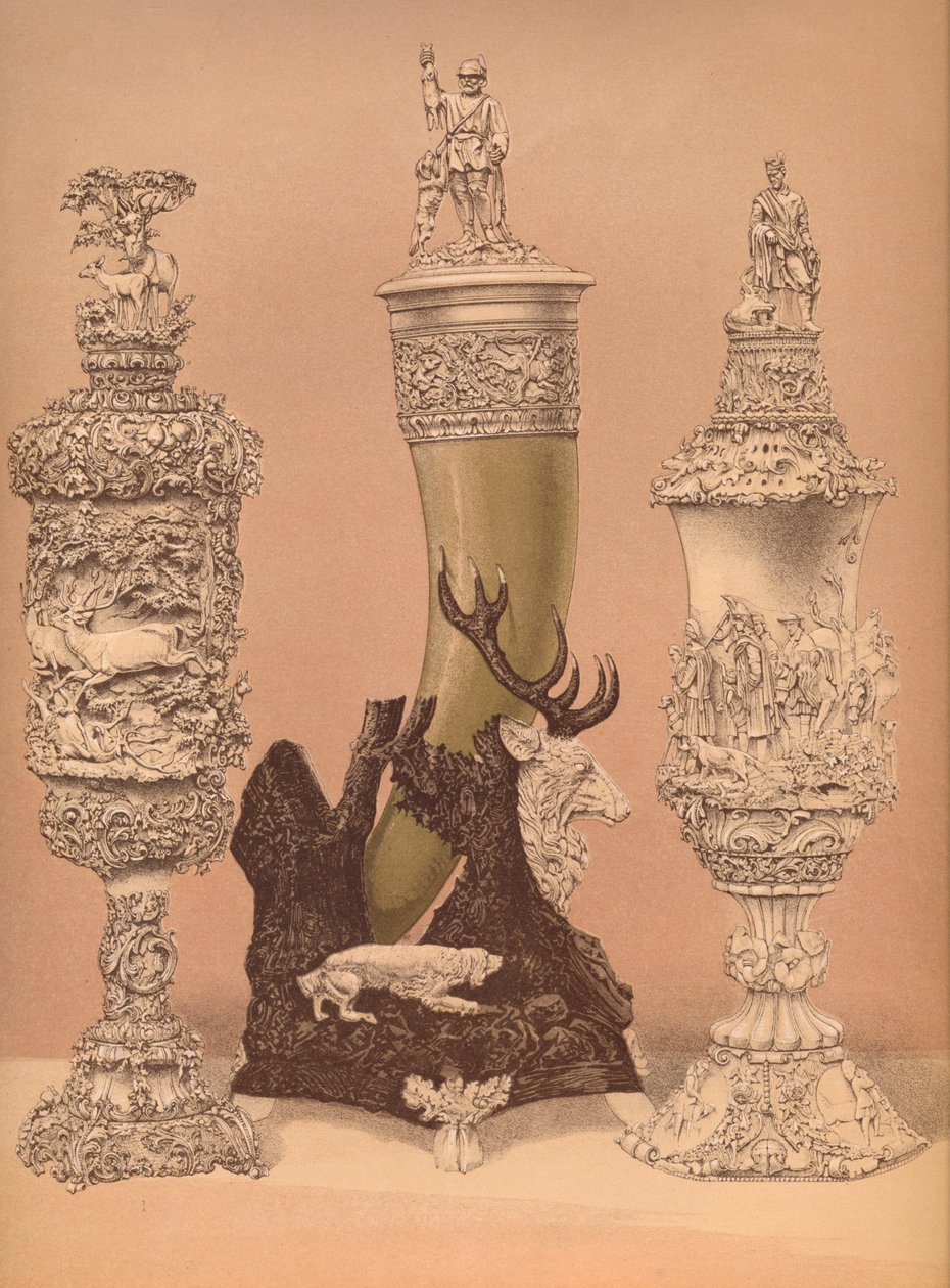 Tallados en marfil, 1893 de Robert Dudley