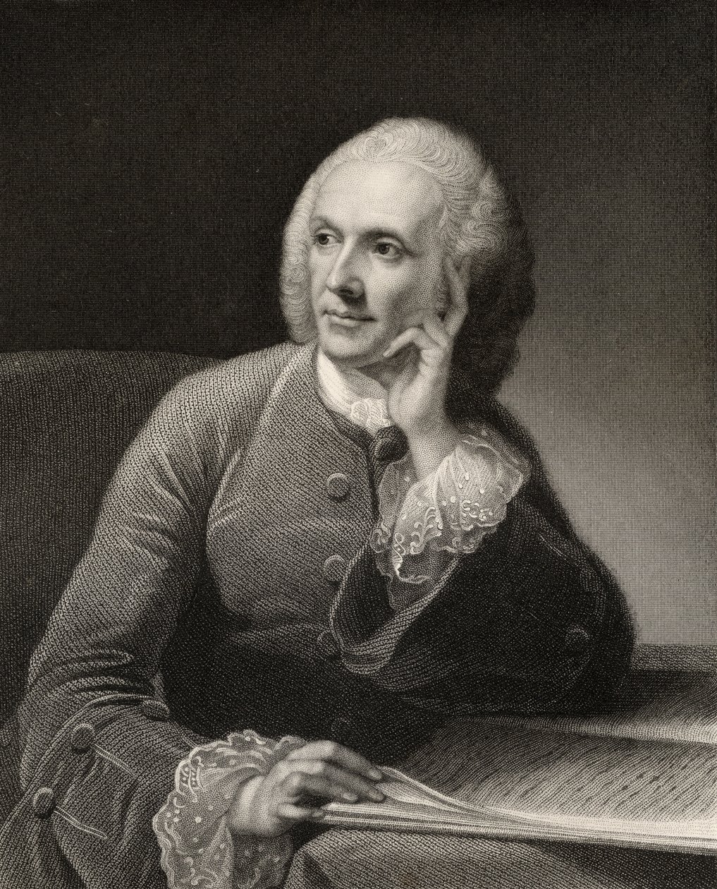 William Hunter, grabado por J. Thompson, de 