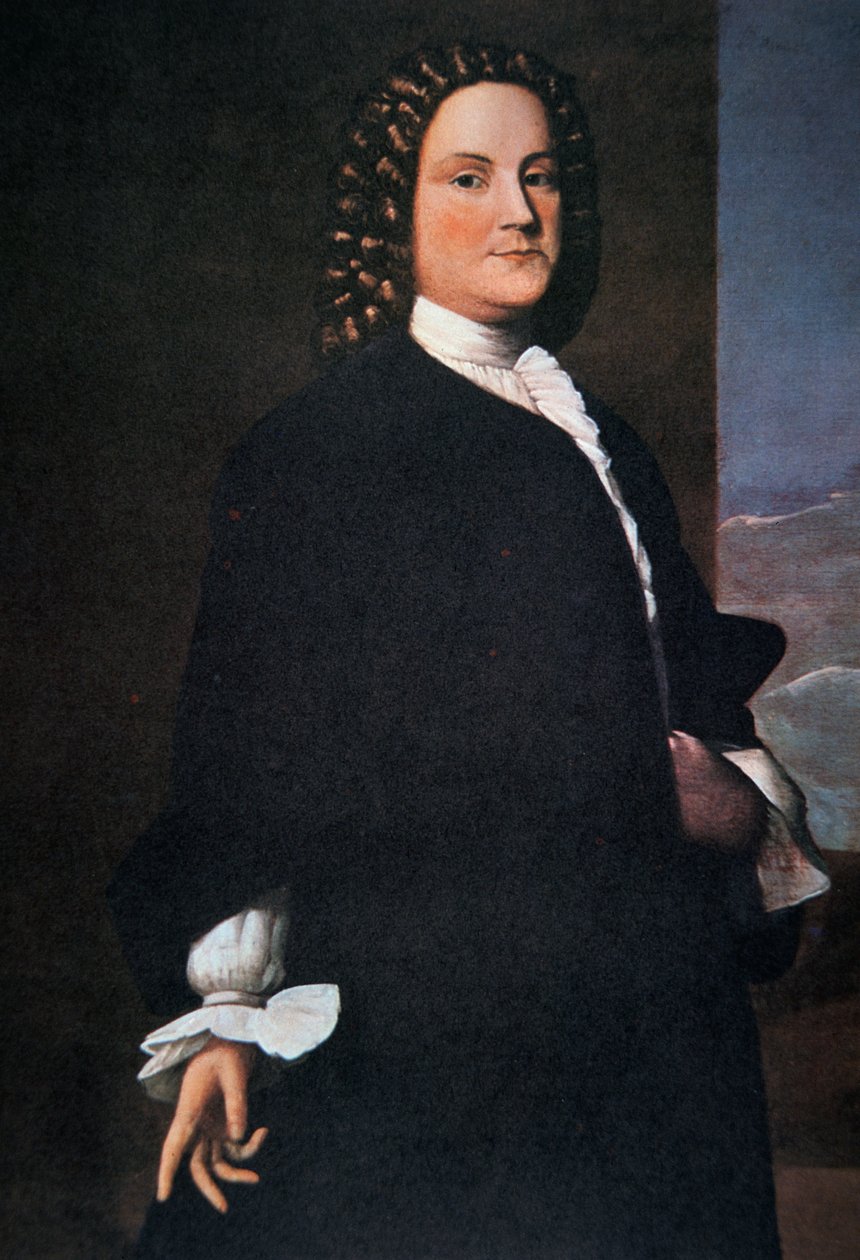 Benjamin Franklin en sus primeros 40 años de Robert Feke