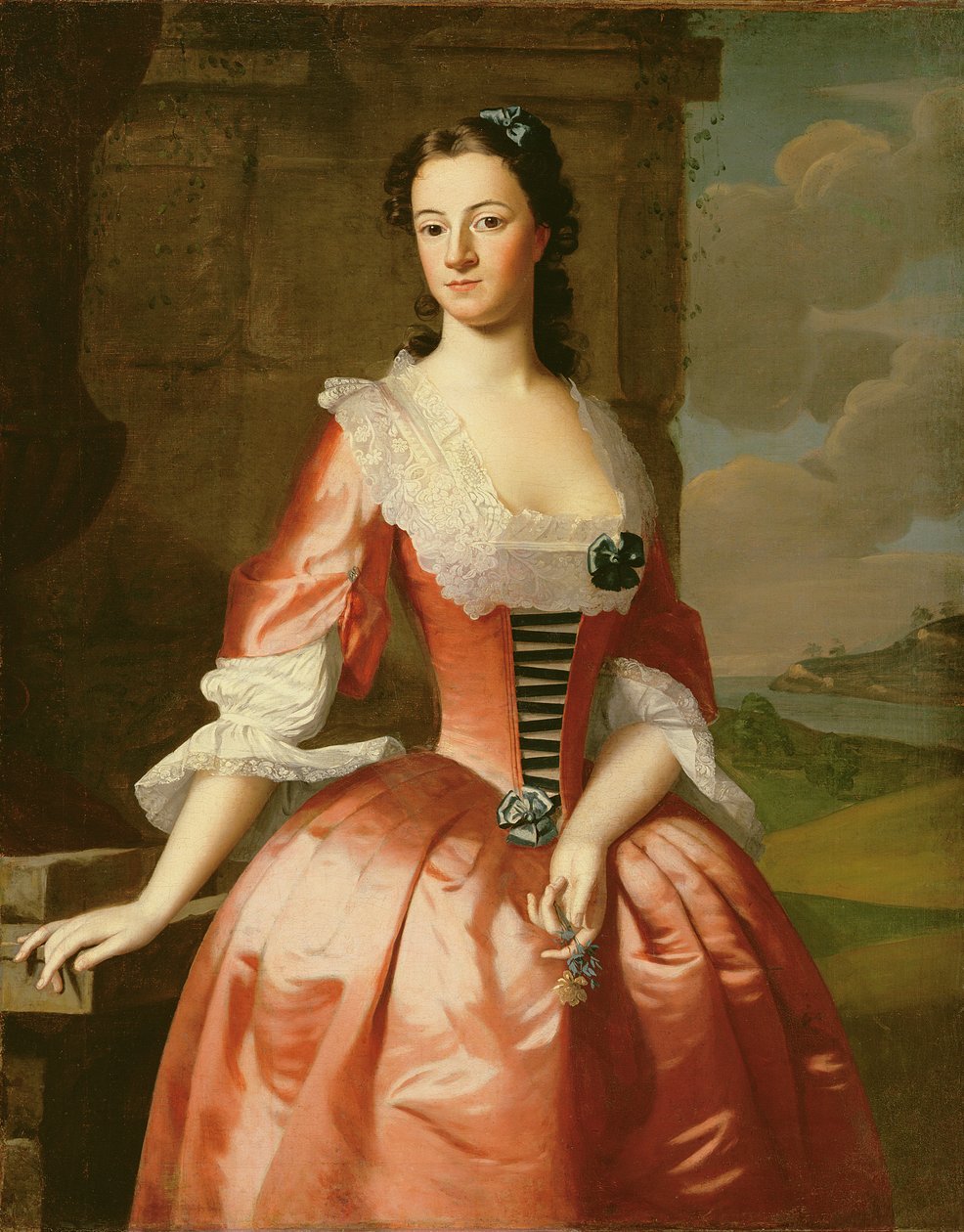 Retrato de la Sra. John Vinal (1724-57) 1748 de Robert Feke