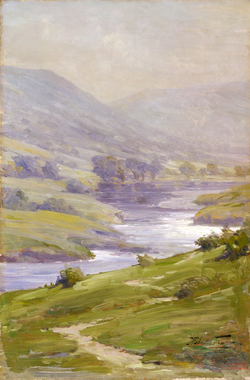 Bend on the Conway (cuadro) de Robert Fowler
