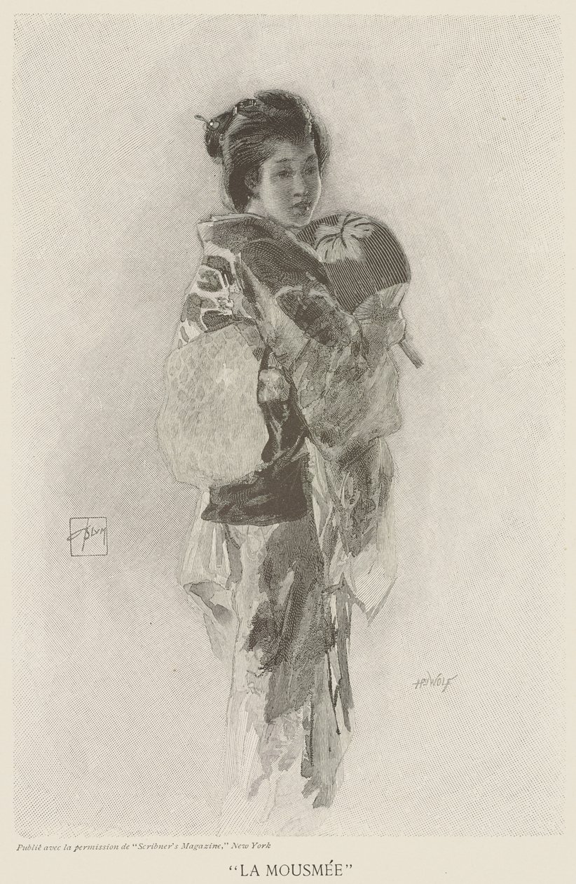 La Mousmee, ilustración de 