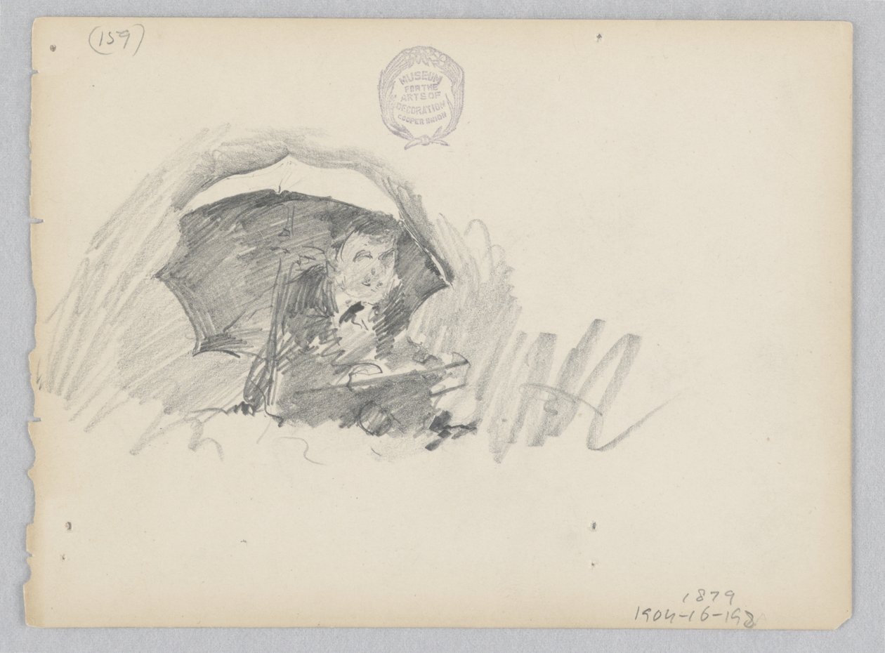 Artista dibujando al aire libre de Robert Frederick Blum