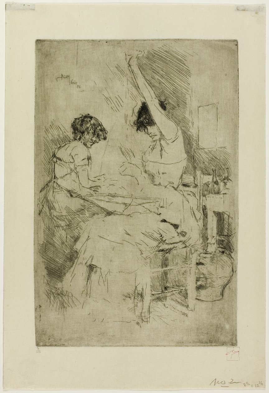 Ensartadores de Cuentas, Venecia de Robert Frederick Blum