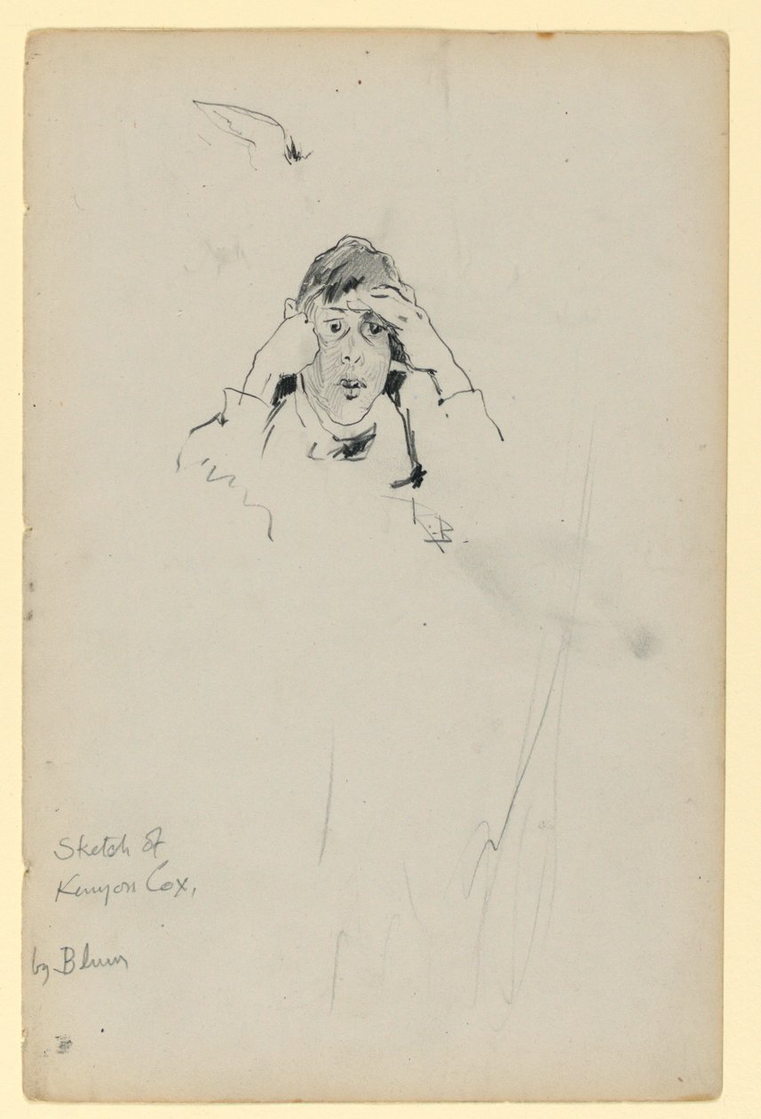 Boceto de Kenyon Cox de Robert Frederick Blum