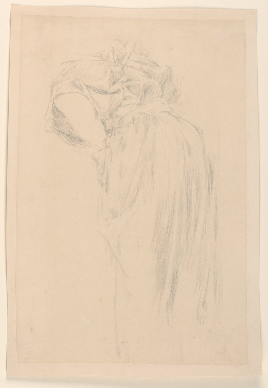 Estudio para una mujer, "Festival de la Vendimia," Mendelssohn Glee Club, Nueva York, NY de Robert Frederick Blum
