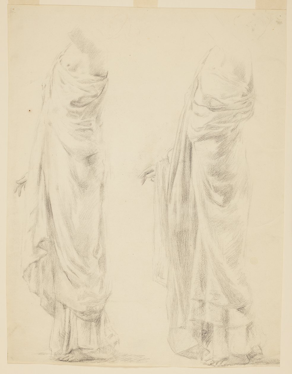 Estudio para líder de la procesión, "Festival de la Vendimia," Mendelssohn Glee Club, Nueva York, NY de Robert Frederick Blum