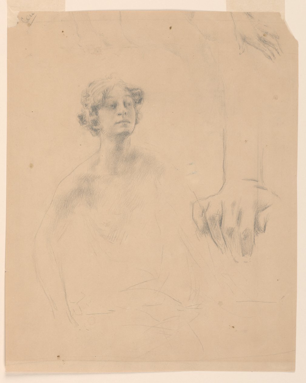 Estudio para mujer, “Festival de la Vendimia,” Mendelssohn Glee Club, Nueva York, NY de Robert Frederick Blum