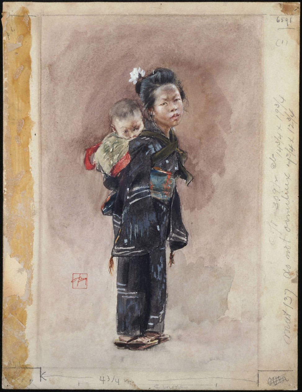 Allí viven todos los bebés de Japón de Robert Frederick Blum