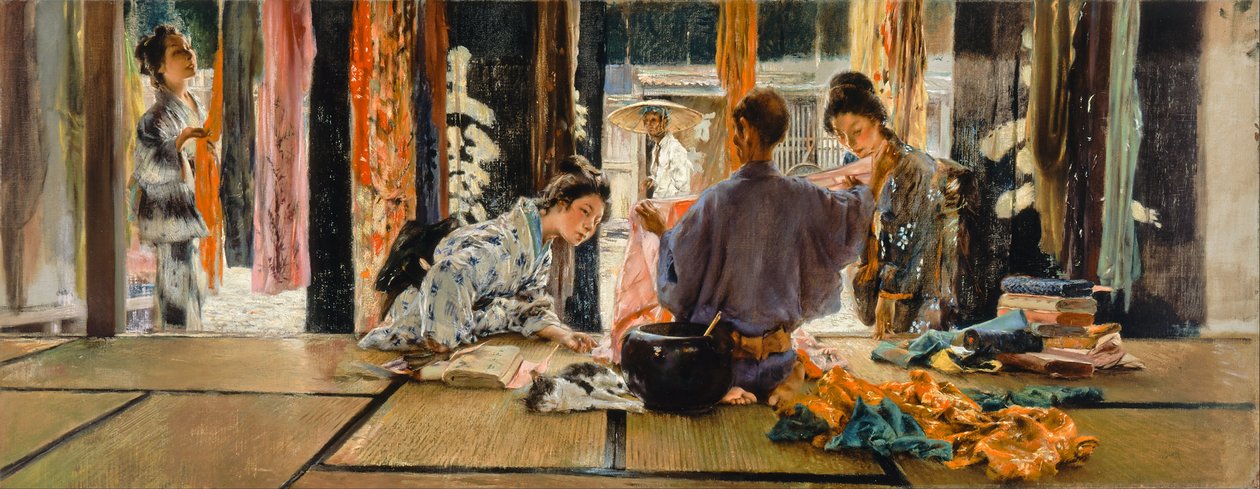 El comerciante de seda, Japón de Robert Frederick Blum
