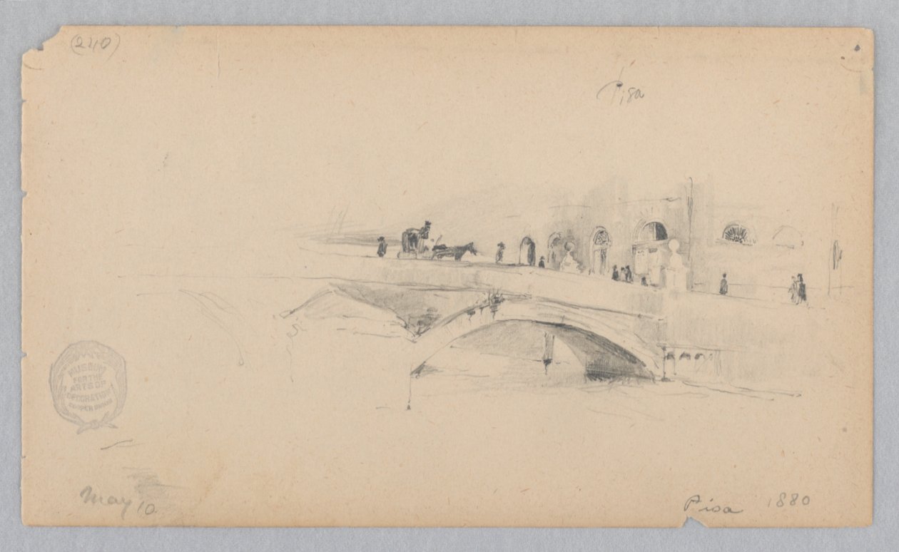 Vista de Pisa, Italia de Robert Frederick Blum