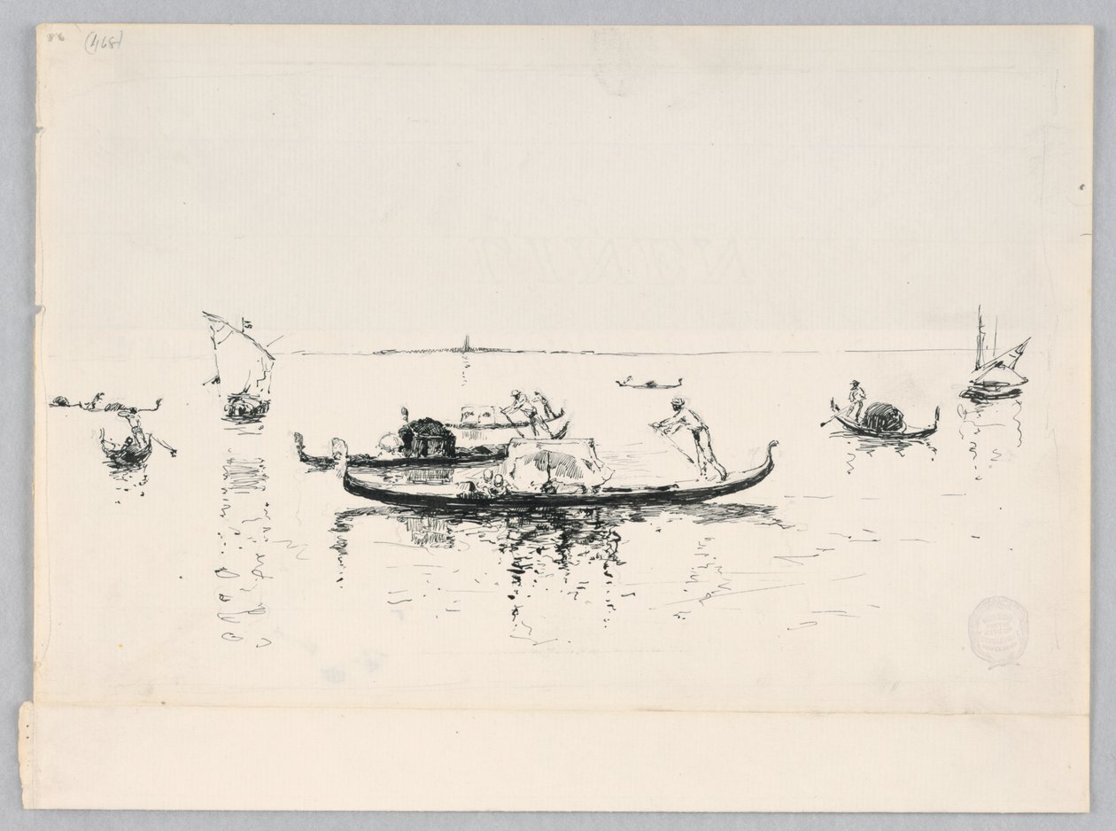 Vista de Venecia, Italia de Robert Frederick Blum