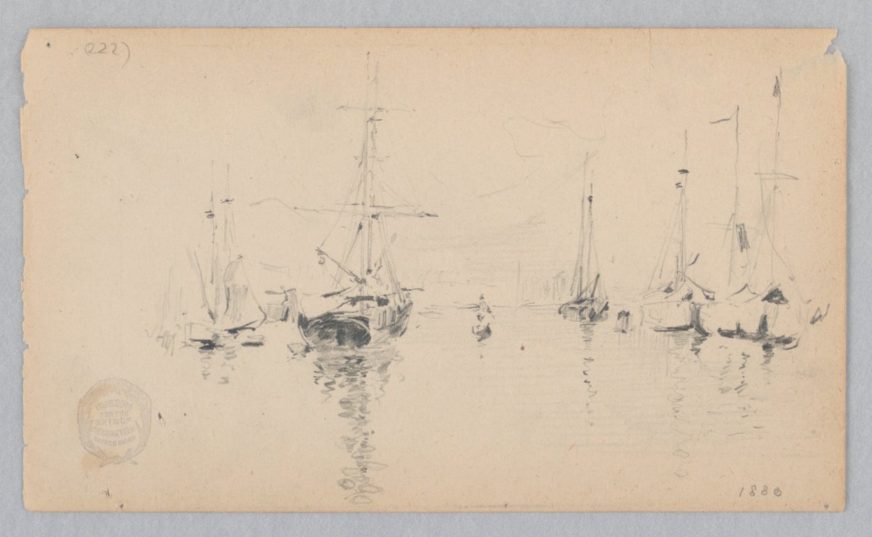 Vista de un puerto de Robert Frederick Blum