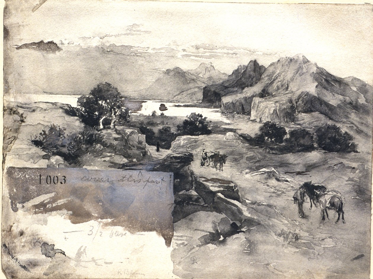 Vista del golfo de Corinto de Robert Frederick Blum