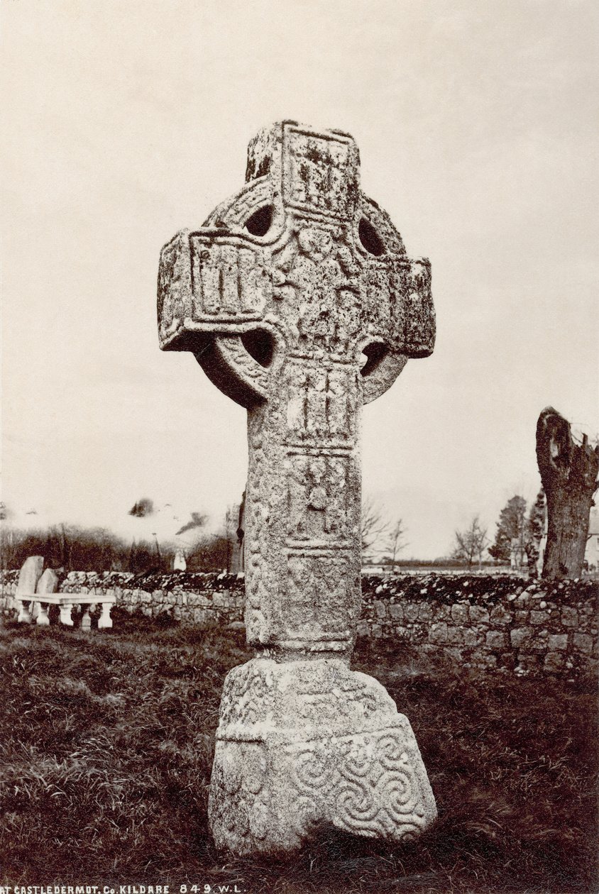 La Cruz Alta del Norte en Castledermot, Co. Kildare, Irlanda de Robert French