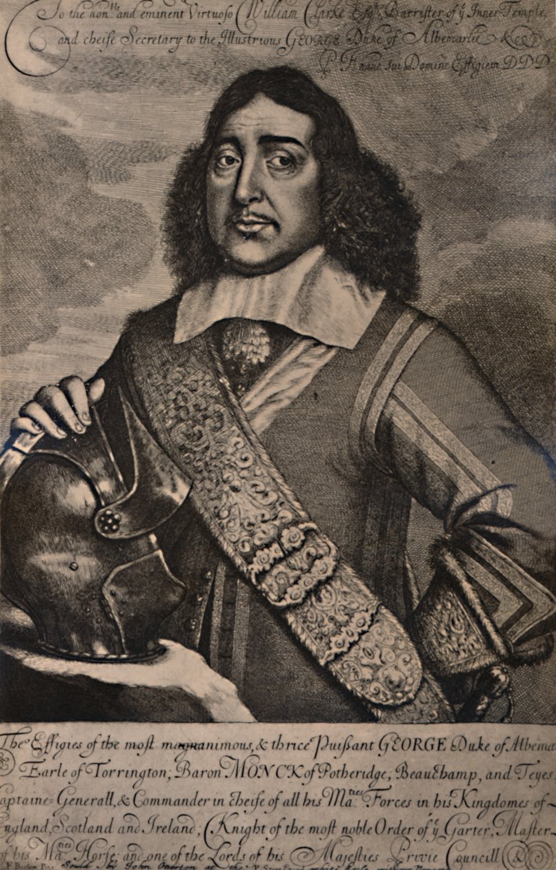 George Monck, 1er Duque de Albemarle, soldado y estadista inglés de Robert Gaywood
