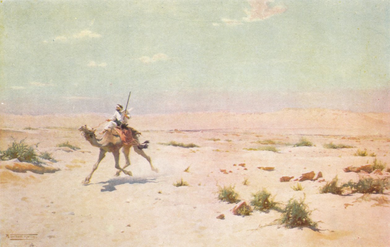 Un Mensajero del Desierto, c. 1880, 1904 de Robert George Talbot Kelly