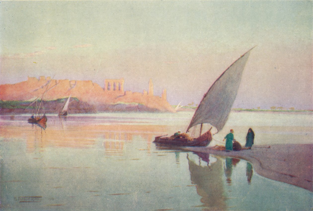 Kom Ombos, c1880 de Robert George Talbot Kelly